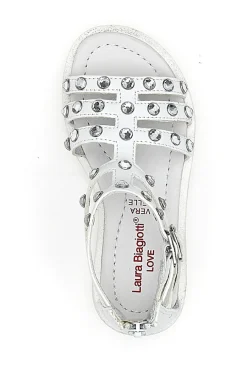 LAURA BIAGIOTTI Sandali 14868 Bianche con Strass