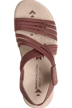 SKECHERS Sandali con fasce elastiche REGGAE SLIM SUNNYSIDE 2.0 MALVA Sale