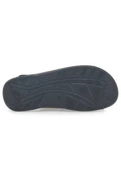 Uomo JERPOINT Sandali Marroni Con Chiusura Strappo 647