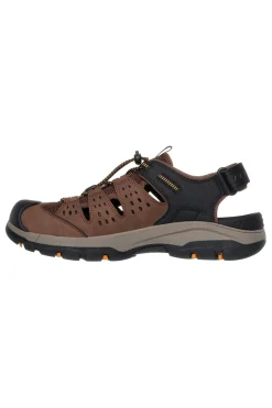 Uomo SKECHERS Sandali Marroni Con Punta Chiusa TRESMEN MENARD