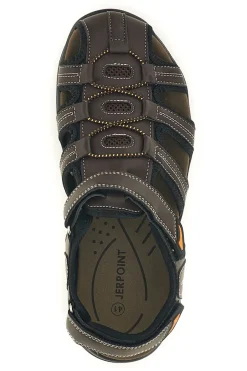 Uomo JERPOINT Sandali marroni fisherman CN26