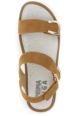 PRIMA RIGA Sandali marroni in vera pelle 6 MARRONE Clearance