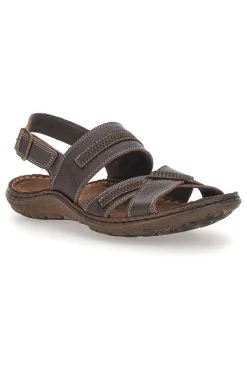 Uomo PITTARELLO ECO Sandali Marroni Vera Pelle 29028
