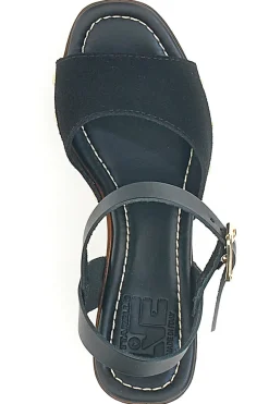 PITTARELLO LOVE Sandali Neri con Tacco Alto Effetto Legno 35021 NERO Clearance