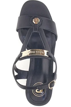 LAURA BIAGIOTTI Sandali Neri Con Tacco 6,5 Cm da Donna 8518M Online