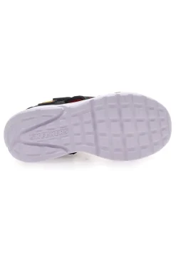 SKECHERS Sandali Neri e Rossi In Tessuto Razor Splash Aqua Buddies