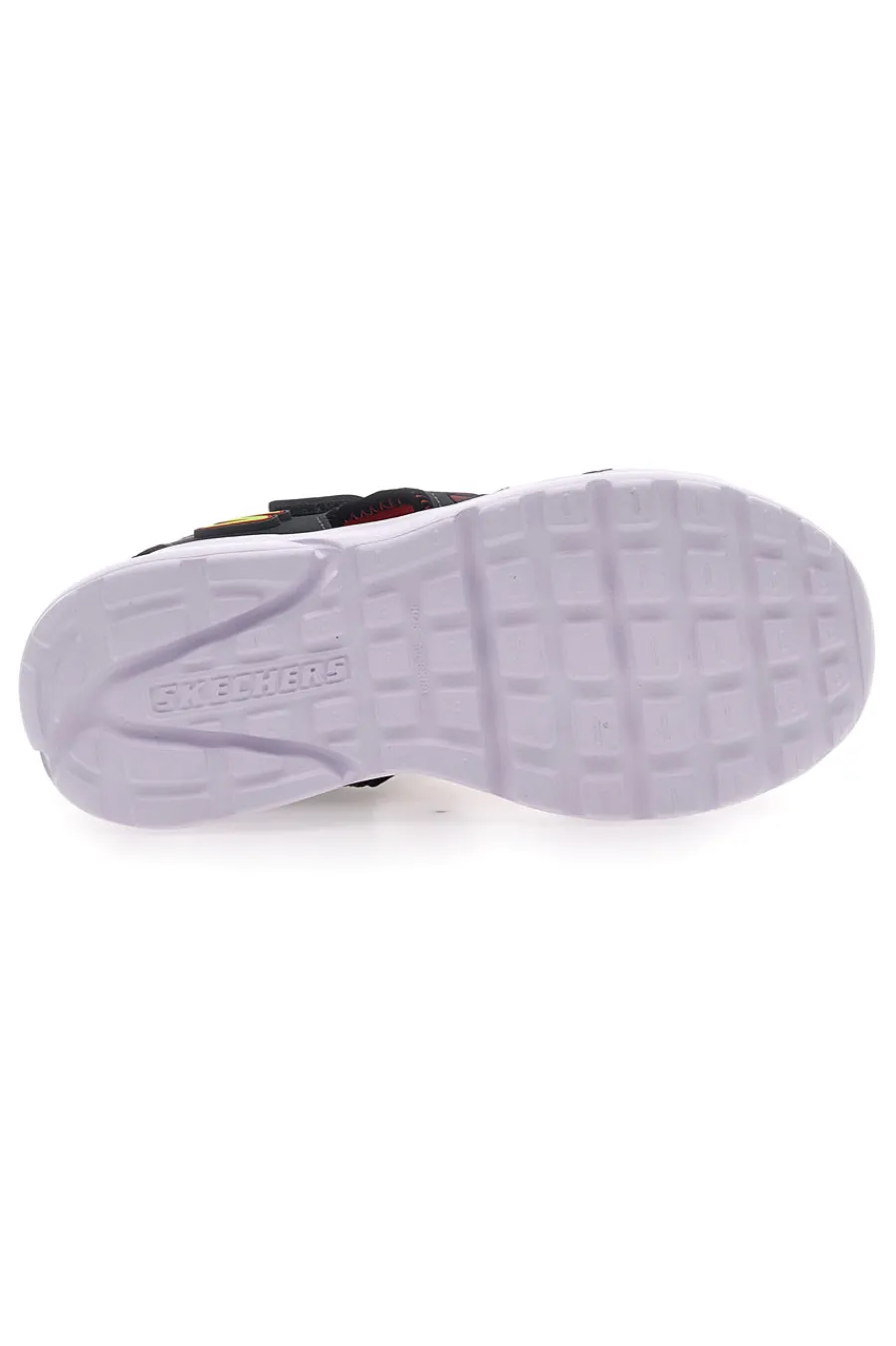 SKECHERS Sandali Neri e Rossi In Tessuto Razor Splash Aqua Buddies