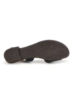 PITTARELLO LOOK Sandali neri in pelle con cinturino 225110 NERO Clearance