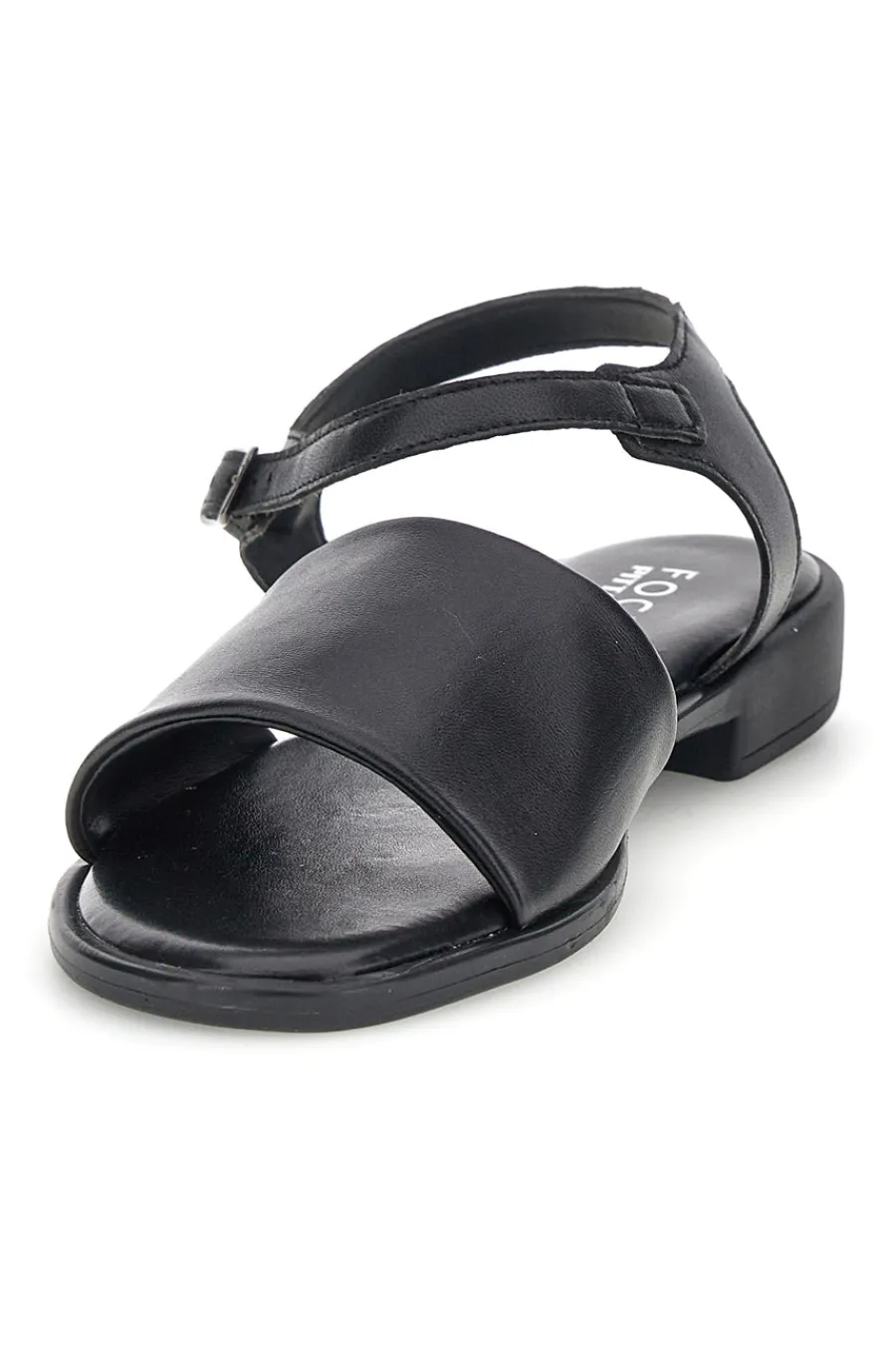 PITTARELLO FOCUS Sandali neri in vera pelle con fascia e cinturino 222210 Sale