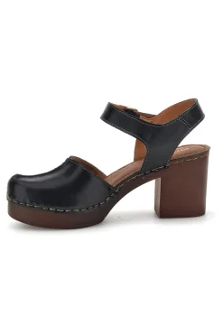 PITTARELLO Sandali neri in vera pelle con tacco 1145971 NERO Best