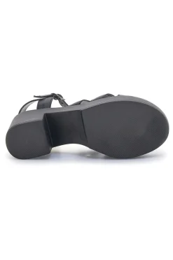 PITTARELLO Sandali Neri in vera pelle Made in Italy con cinturino 800071082 Sale
