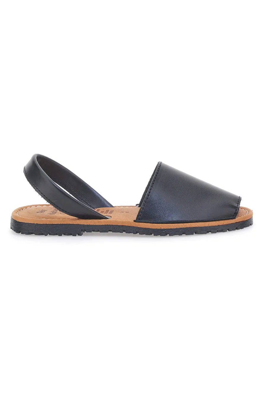 FLY NATURE Sandali Neri Open Toe in Materie Sintetiche MN101 Online