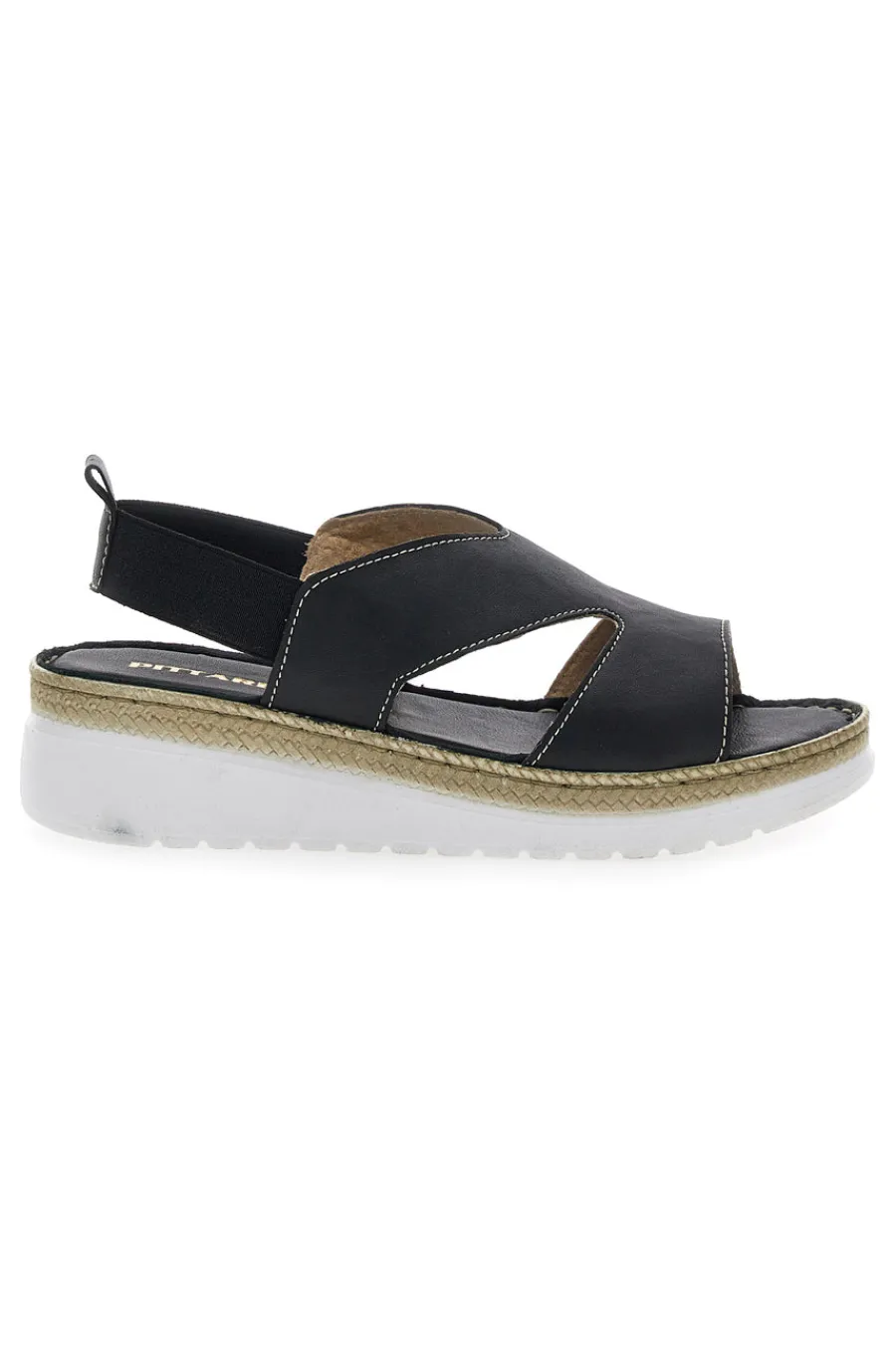 PITTARELLO Sandali Neri Sling-back Con Elastici 90042 Outlet