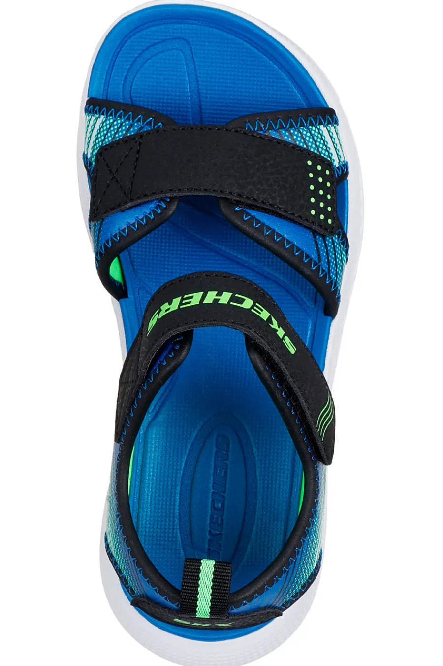 SKECHERS Sandali neri sportivi leggeri Microspec-Splash