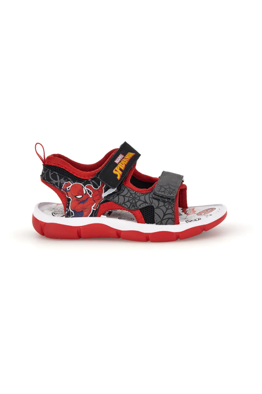 SPIDERMAN Sandali rosso con strappi e luci R1310651S