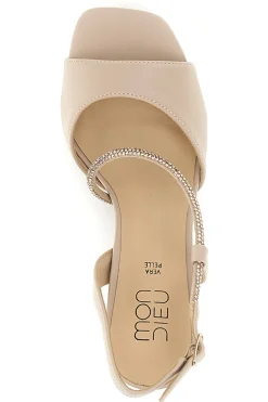 MON DIEU Sandali con strass 2332Q12 NUDE Sale
