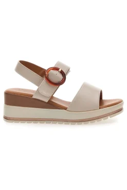 PITTARELLO SUN Sandali con Zeppa Bianca a Contrasto BR1962 Sale