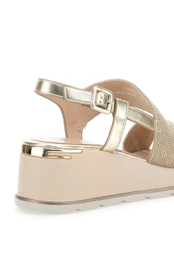 MARIELLA BURANI Sandali Oro Con Platform K11003 Discount