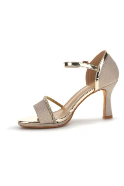 LE HAVRE PARIS Sandali con tacco alto e cinturino Ap25s9116 ORO Online