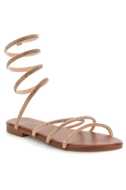 MON DIEU Sandali oro rosa con strass PRE9300 ROSE GOLD Sale