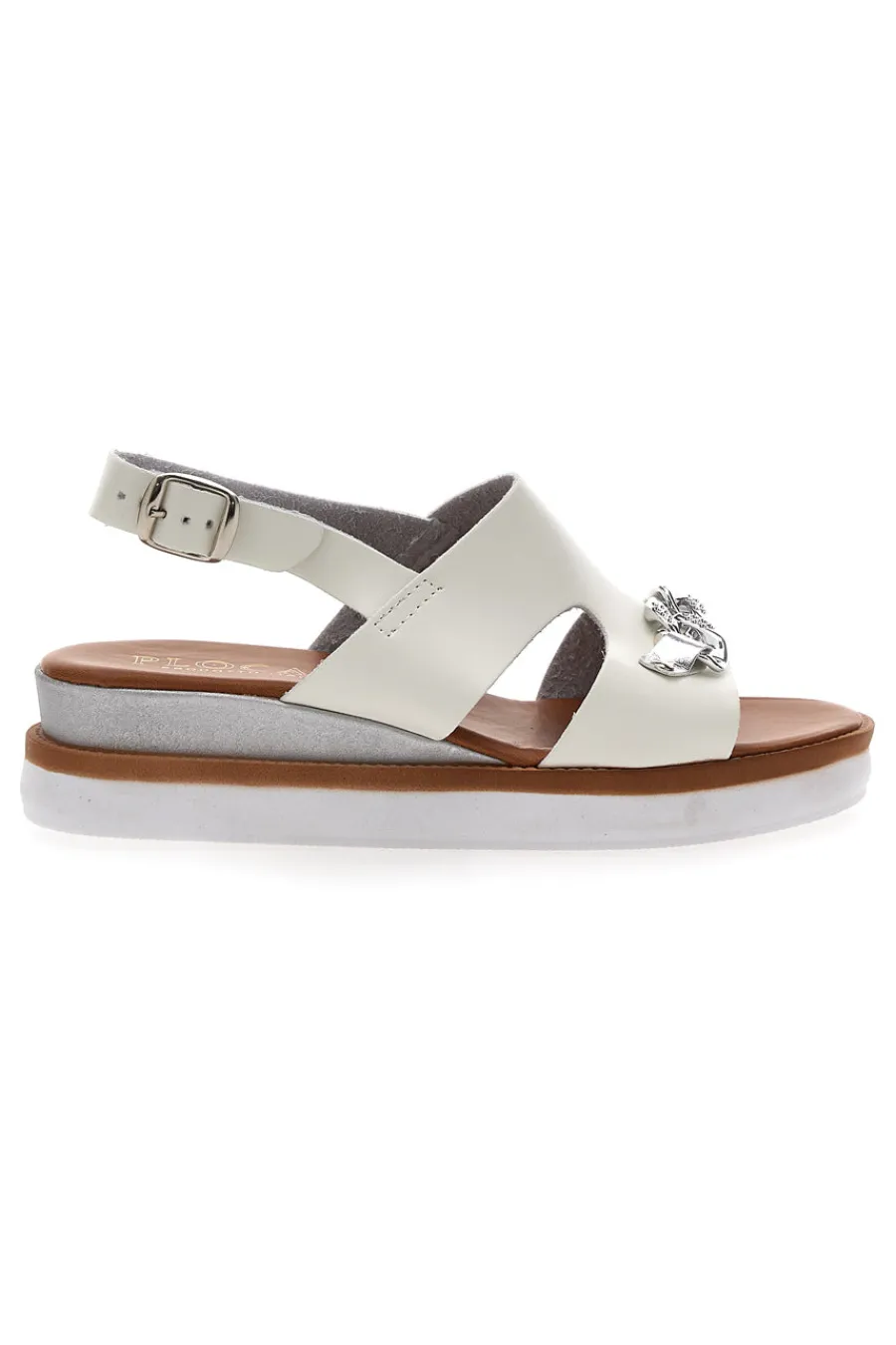 PLOCADI Sandali Platform Bianchi Made Italy 3002 Sale