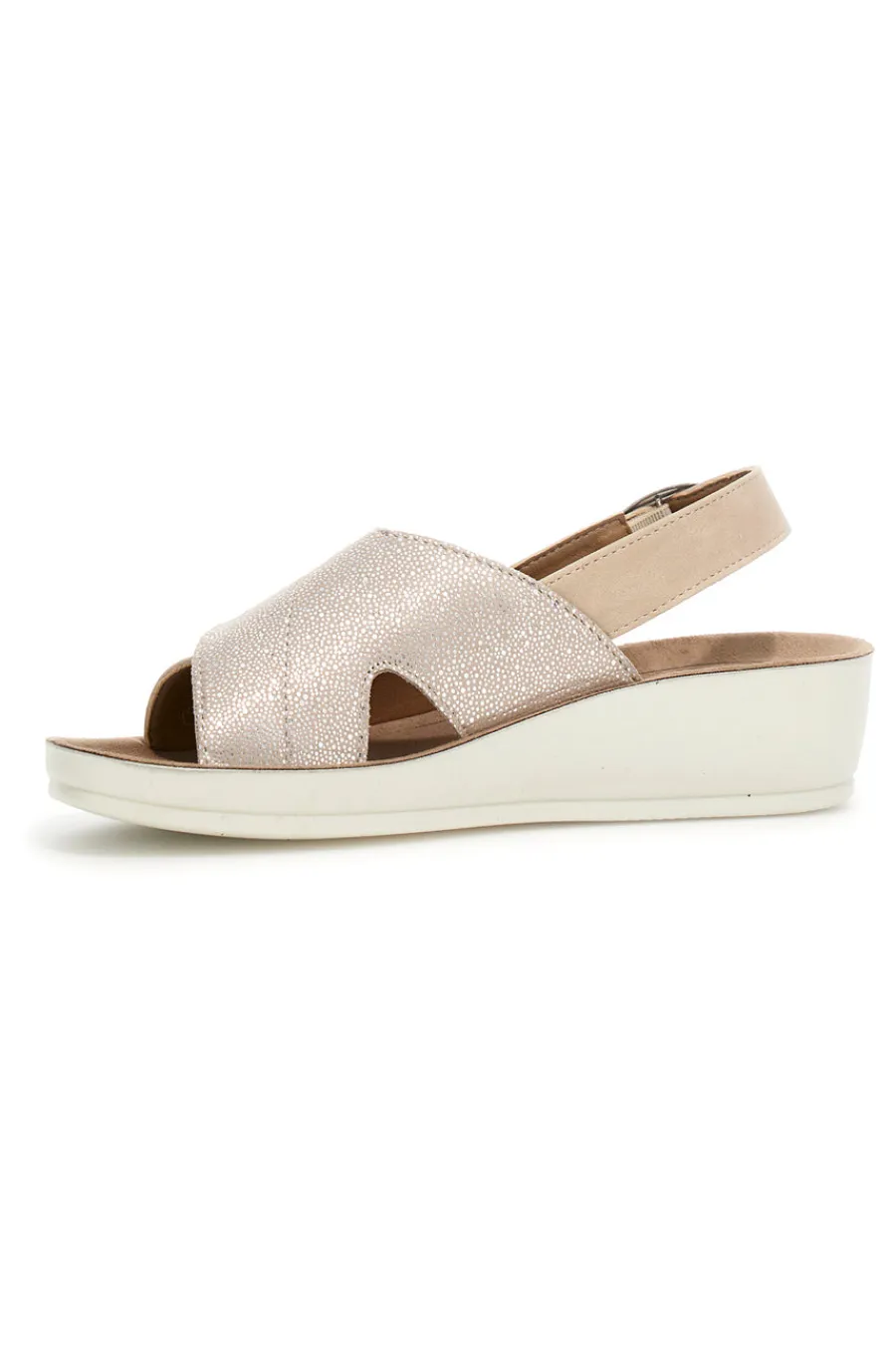 Donna ECO BIO Sandali Platform 231418 Beige