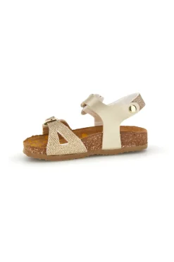 PITTARELLO BIO Sandali oro brillante con fibbie 7A084SR