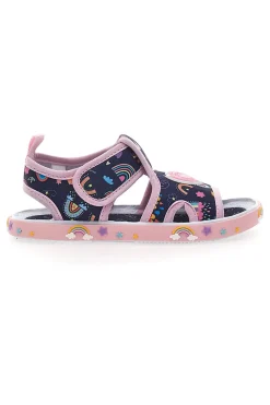 PITT KIDS Sandali Primi Passi Blu e Rosa con Punta Aperta PK06B