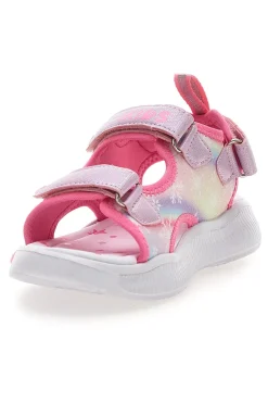 PITT KIDS Sandali rosa con luci e strappi 11507