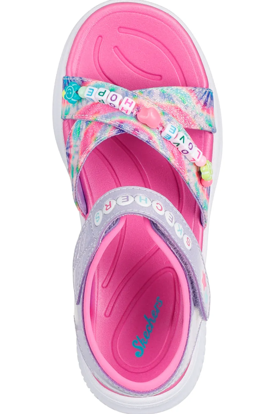SKECHERS Sandali rosa con stampa tie dye Jumpsters Sandal Tie Dye Bffs