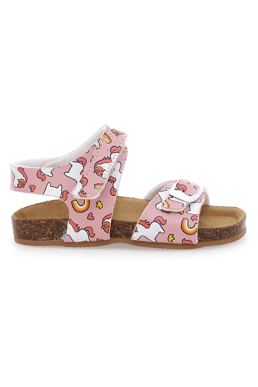 PITT KIDS Sandali Con Strappi In Velcro Plantare In Pelle 47327