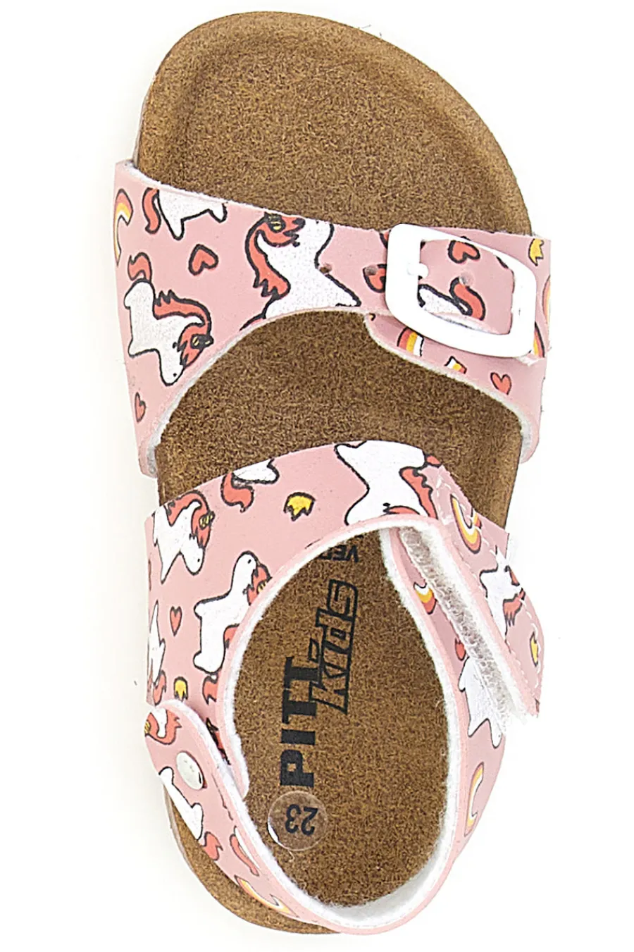 PITT KIDS Sandali rosa con unicorni plantare comfort 47327UNI
