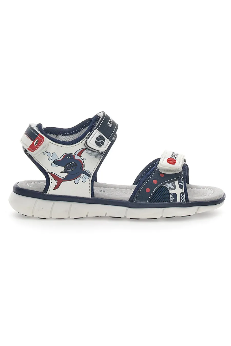 SUPERGA Sandali 63944 Bianchi e Blu