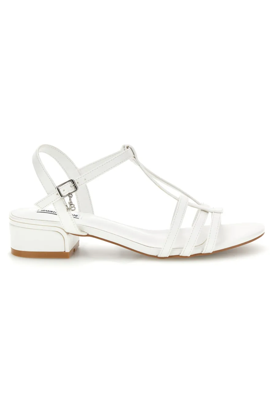 MARIELLA BURANI Sandalo bianco con tacco basso Burani 519431346