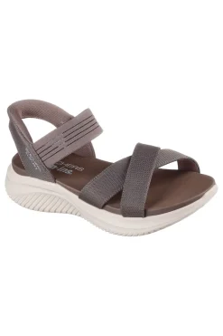 SKECHERS Sandalo Slingback Vegani Grigi Ultra Flex 3.0 - Never Better Hot