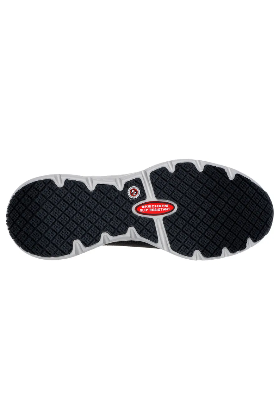Donna SKECHERS Scarpe Antinfortunistica Nere e Grigie Work Slip-Resistant: Arch Fit - Ebinal S3 SRC