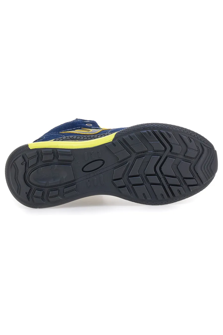 Uomo BLU STAR Scarpe antinfortunistiche alte blu inserti fluo S1P Blue energy BS195 S1PS SR