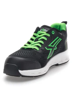 Uomo U.POWER Scarpe antinfortunistiche da uomo nere verdi basse U. Power Aton S1PS HI HRO FO SR ESD