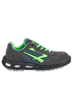 Uomo U.POWER Scarpe antinfortunistiche da uomo grigio verdi basse in nylon U. Power Point S ESD S1PS FO SR