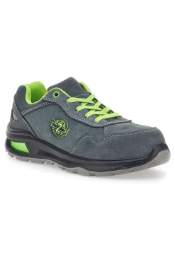 Uomo SEVENOAKS Scarpe antinfortunistiche grigio verde in pelle PK239 S1 P FO SR
