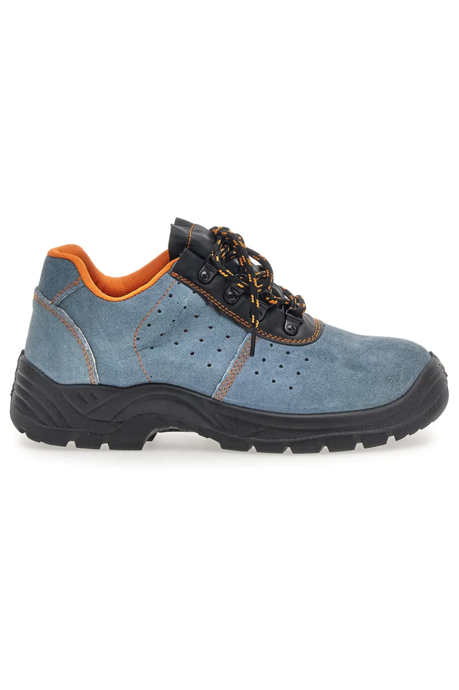 Uomo BLACK SHOOT Scarpe antinfortunistiche grigie in pelle 399 S1P SRC