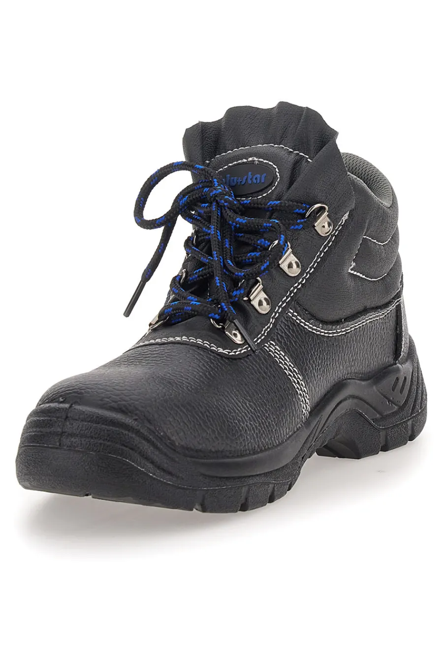 Uomo BLU STAR Scarpe antinfortunistiche nere in pelle Blue star 10 S3 SR
