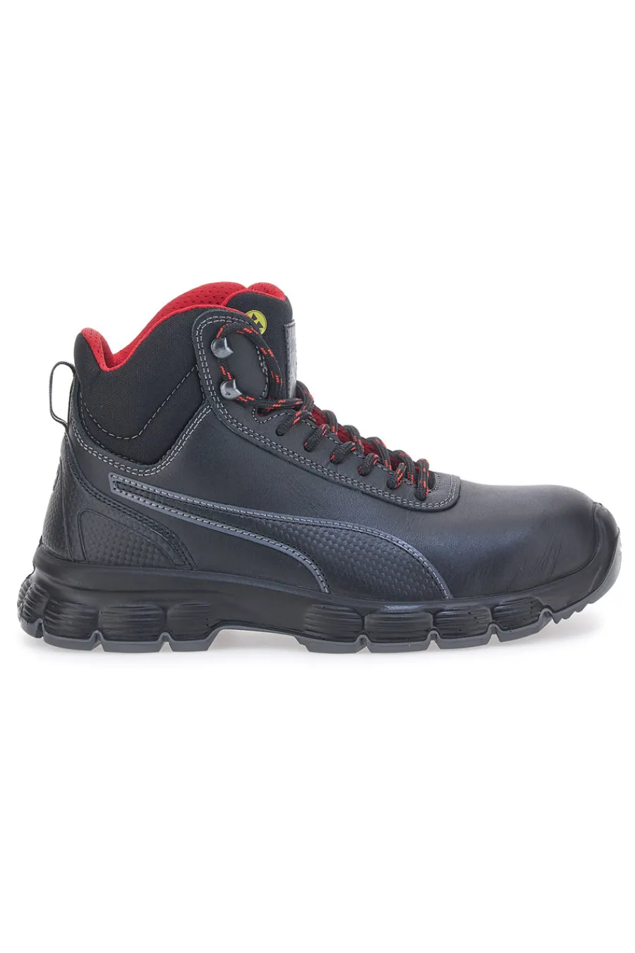 Uomo PUMA Scarpe antinfortunistiche nere S3L ESD F0 SR Condor Black Mid