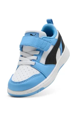 PUMA Scarpe azzurro bianco con chiusura a strappo Rebound V6 Lo AC+ Inf