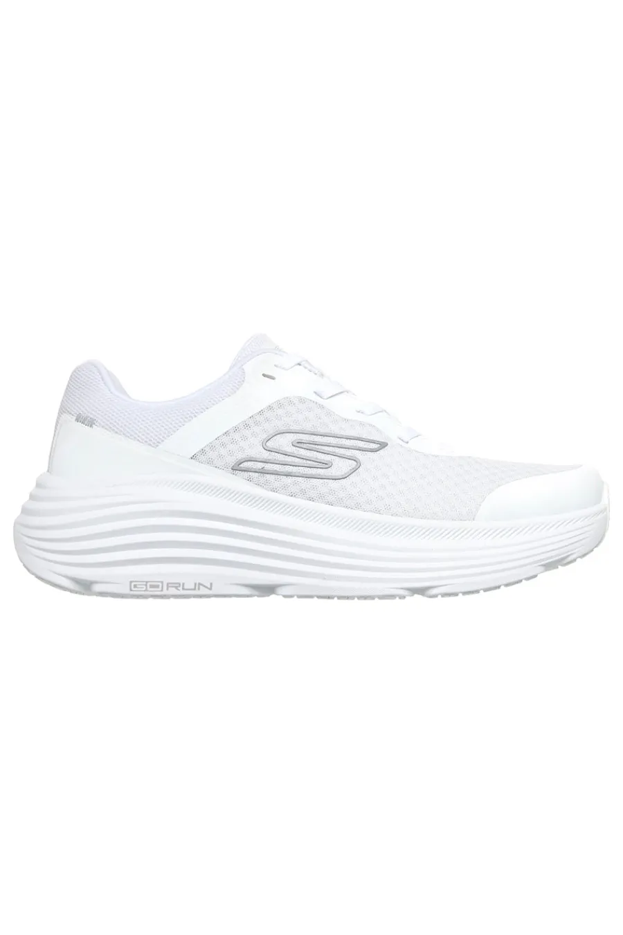 Uomo SKECHERS Scarpe bianche in mesh con ammortizzazione ULTRA LIGHT Max Cushioning Endeavour