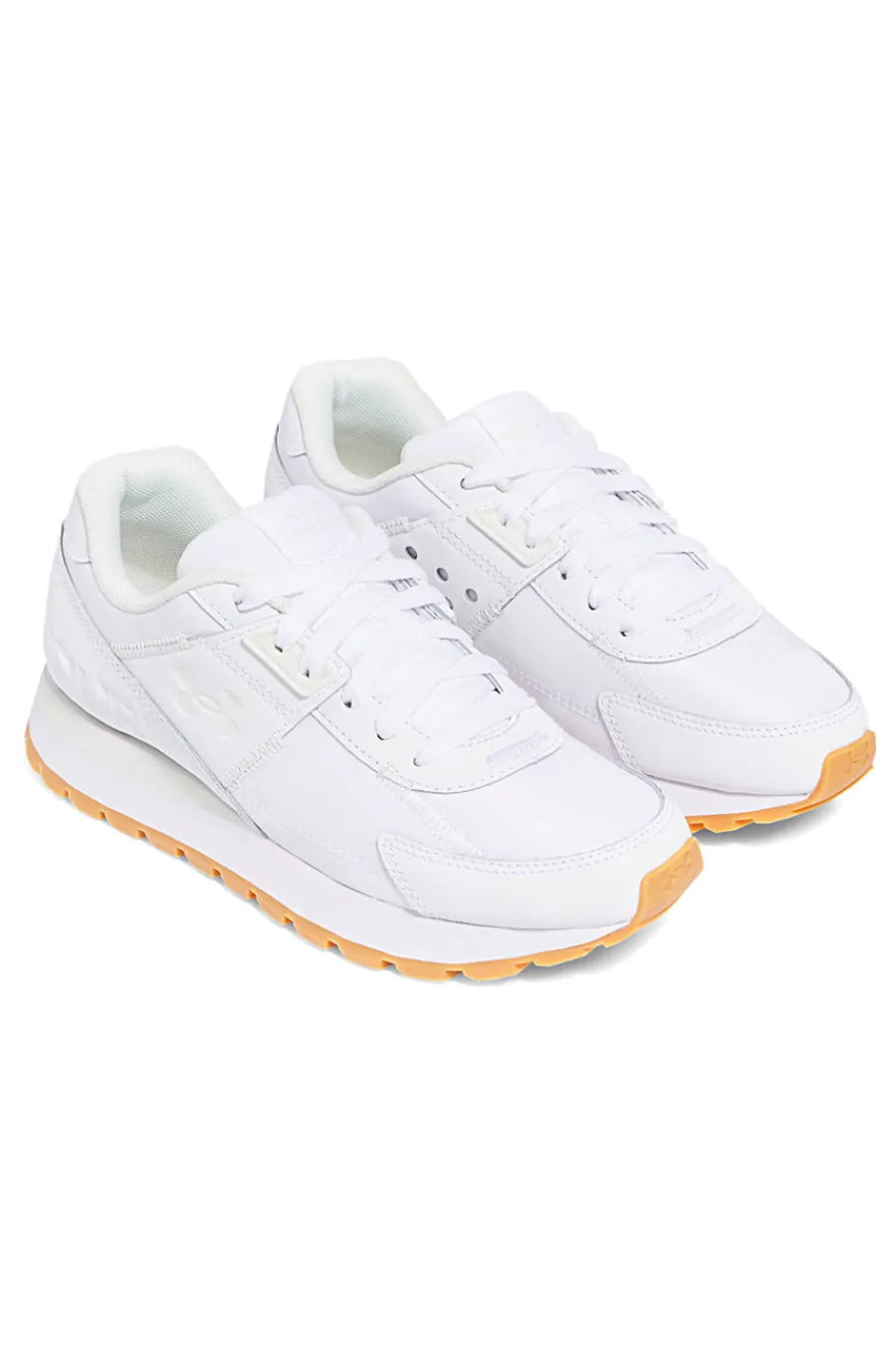 UNDER ARMOUR Scarpe bianche in nylon con inserti Essential Runner