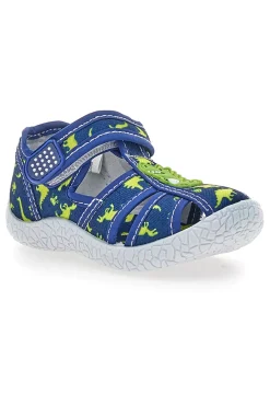 PITT KIDS Scarpe blu con doppio strappo PK92F