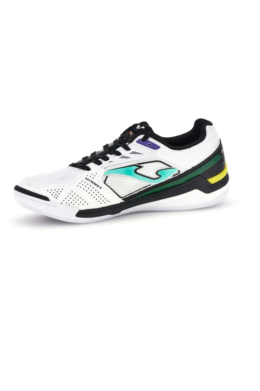 Uomo JOMA Scarpe calcetto indoor bianche con mesh traspirante e suola gomma Gambeta 2602
