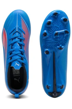 PUMA Scarpe calcio junior blu in materiale sintetico Ultra 6 Play FG/AG Jr