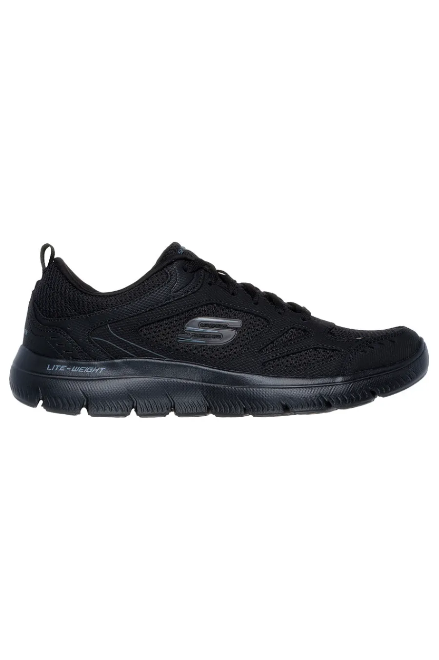 Uomo SKECHERS Scarpe da Allenamento Nere Con Tomaia in Pelle SUMMITS SOUTH RIM